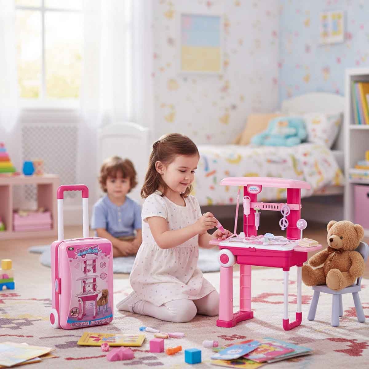 باور جوي حقيبة طبية غلامغلام للبنات، 3-4 سنوات