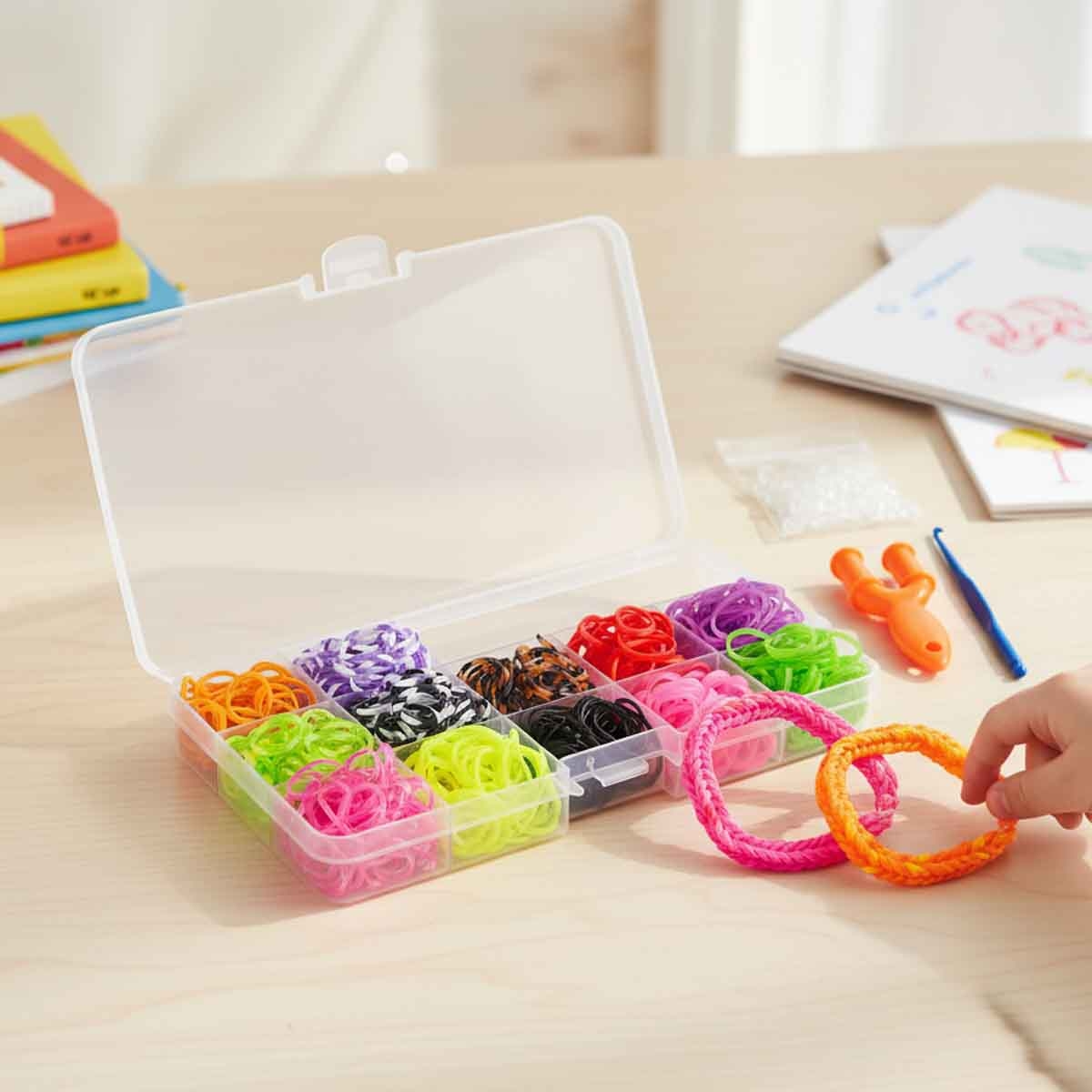 باور جوي طقم غلامغلام 15 ربطة مطاطية للجنسين، 3-4 سنوات