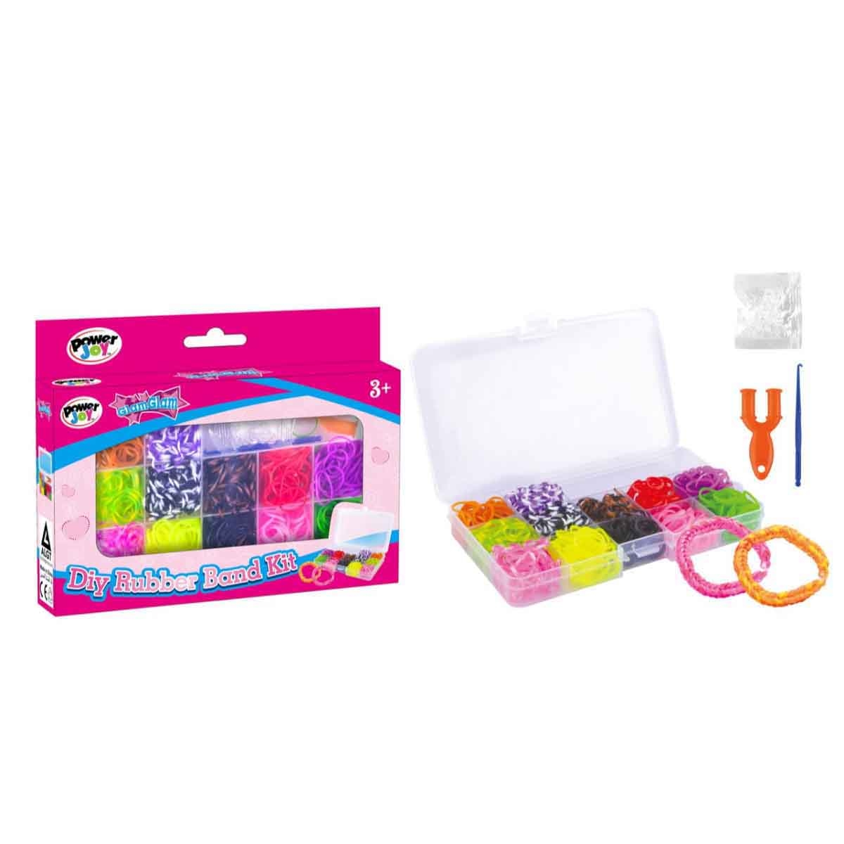 باور جوي طقم غلامغلام 15 ربطة مطاطية للجنسين، 3-4 سنوات