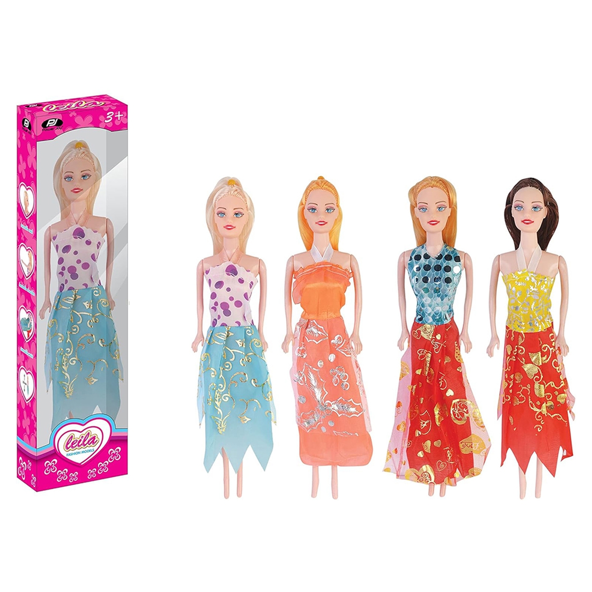 Power Joy Leila Assorted Fashion Doll Girls, 3-4 Years