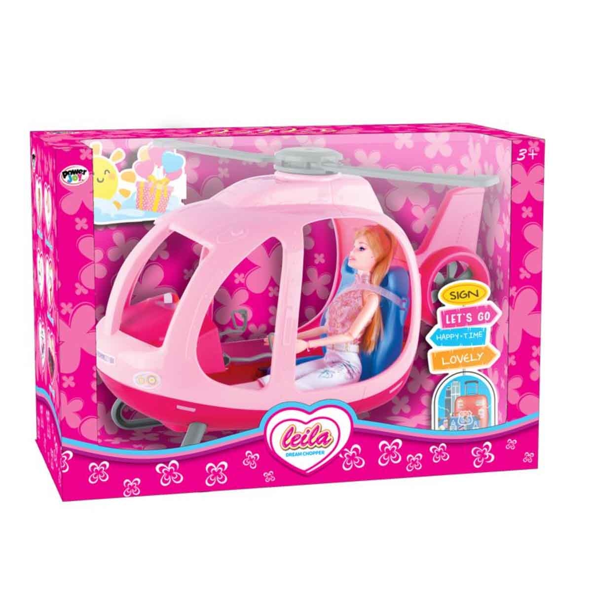 باور جوي دريم تشوبر ليلى 12 إنش مع طقم الدمية للبنات، 3-4 سنوات