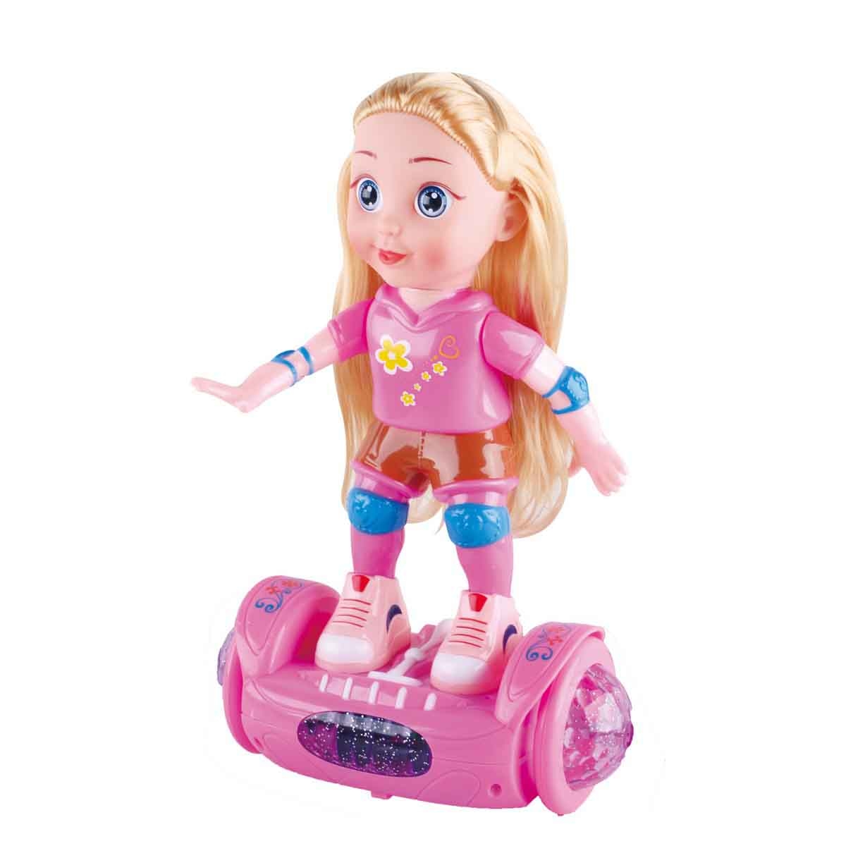 Power Joy 11" Leila Scooter Doll with Light & Music Girls, 3-4 Years