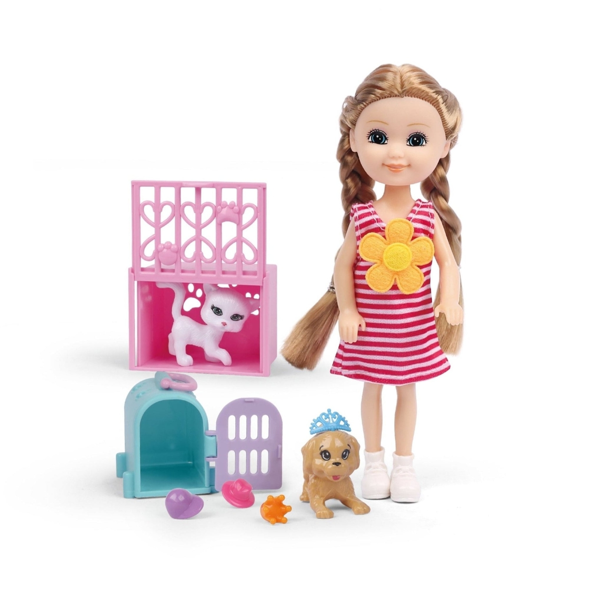 Power Joy Leila Sweet Home Assorted Fashion Doll Set Girls, 3-4 Years