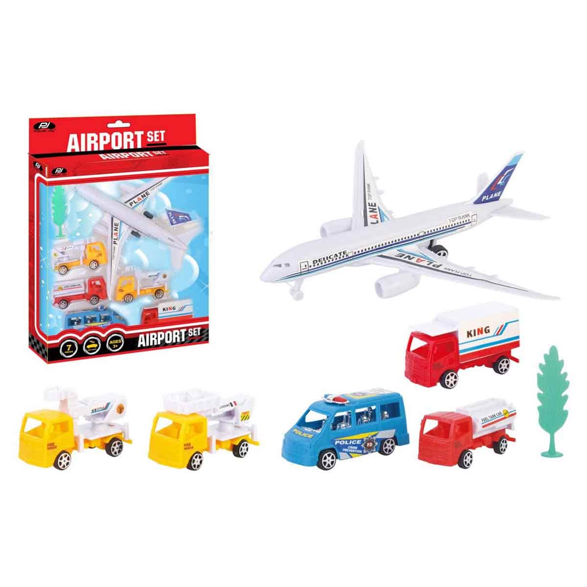 Power Joy Plastic Airport Set Boys, 3-4 Years