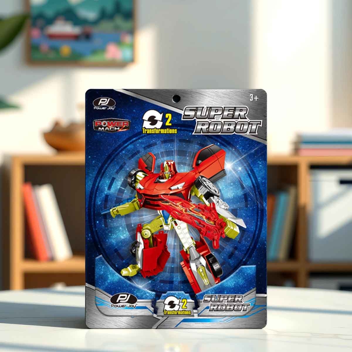 Power Joy Power Mach Super Robot Assorted Action Figure Boys, 3-4 Years