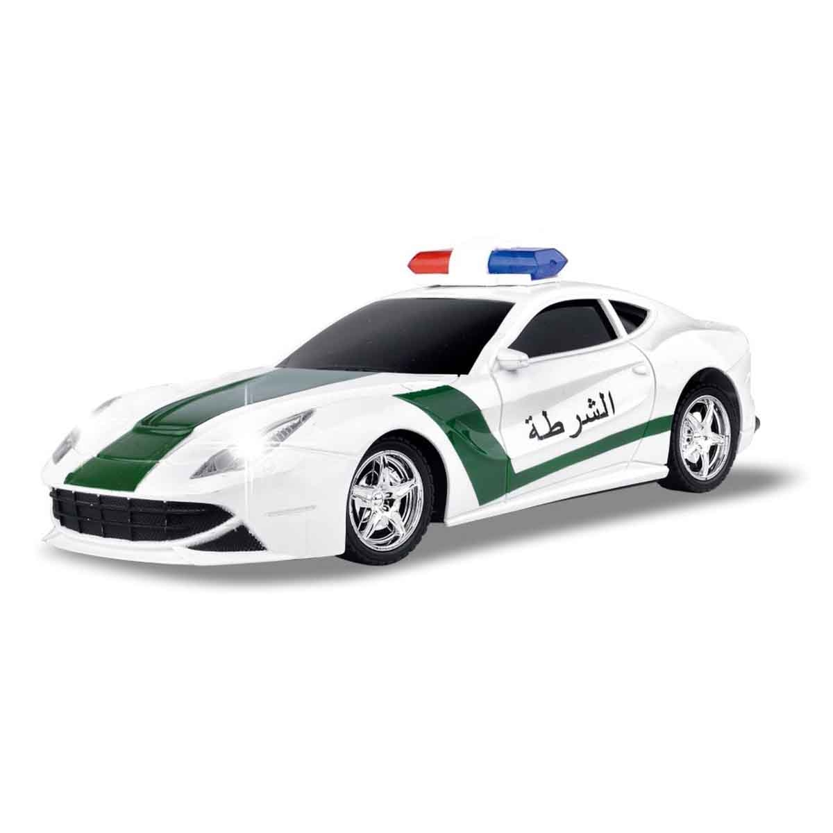 Power Joy 1:18 Remote Control Fast Battery Operated Police Car Unisex, 5-7 Years