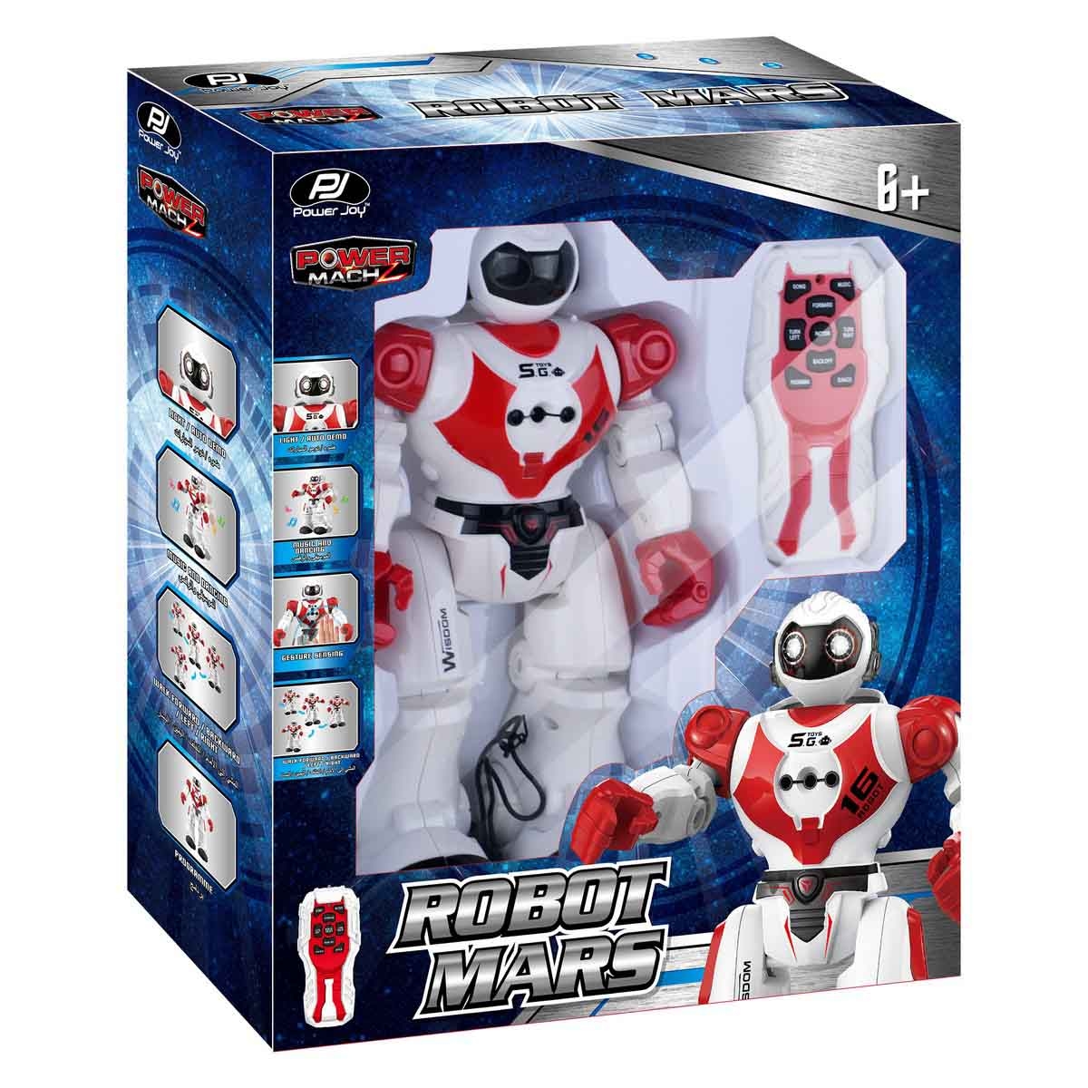 باور جوي مارس روبوت لعبة بالتحكم عن بعد للأولاد، عمر 5-7 سنوات