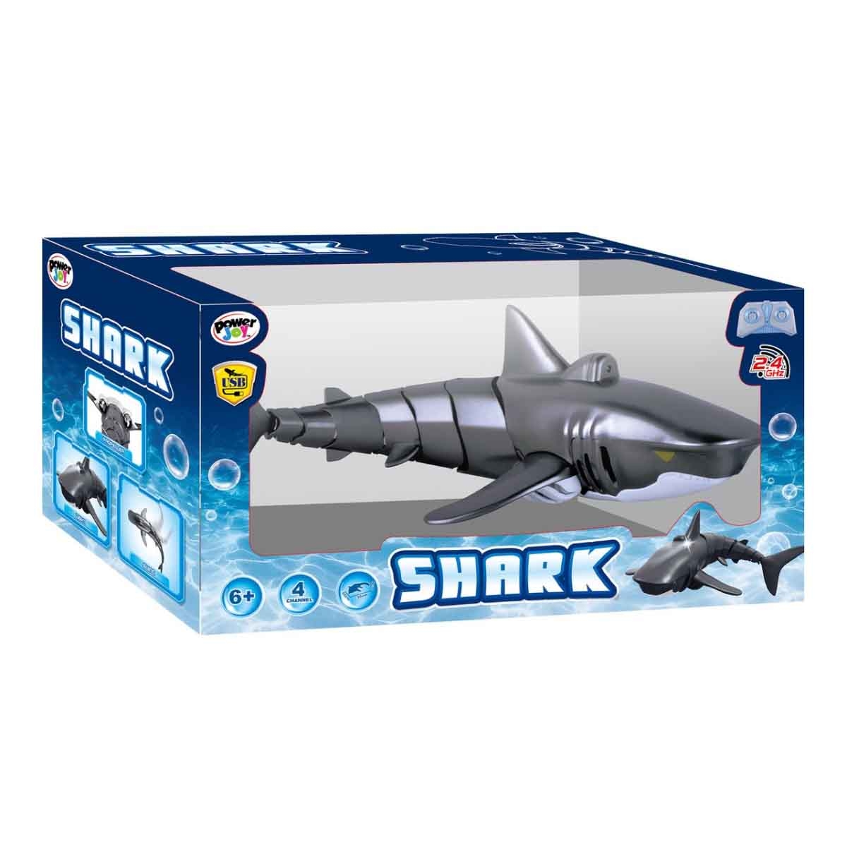 Power Joy Remote Control Shark Unisex, 5-7 Years