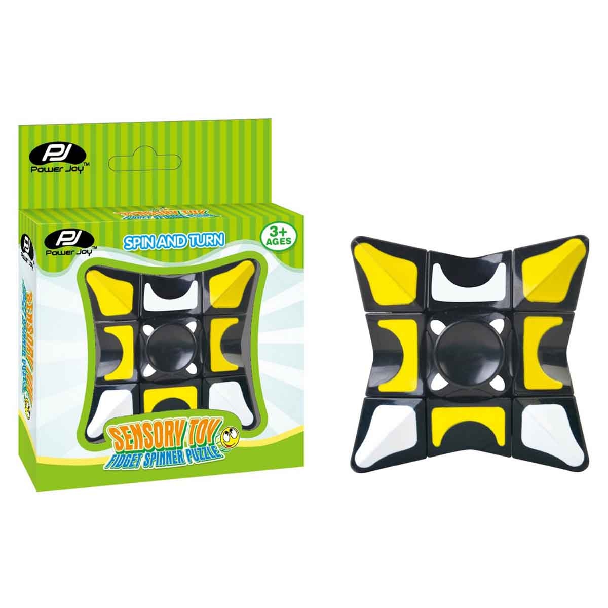 Power Joy Fidget Spinner Puzzle Sensory Toy Unisex, 3-4 Years