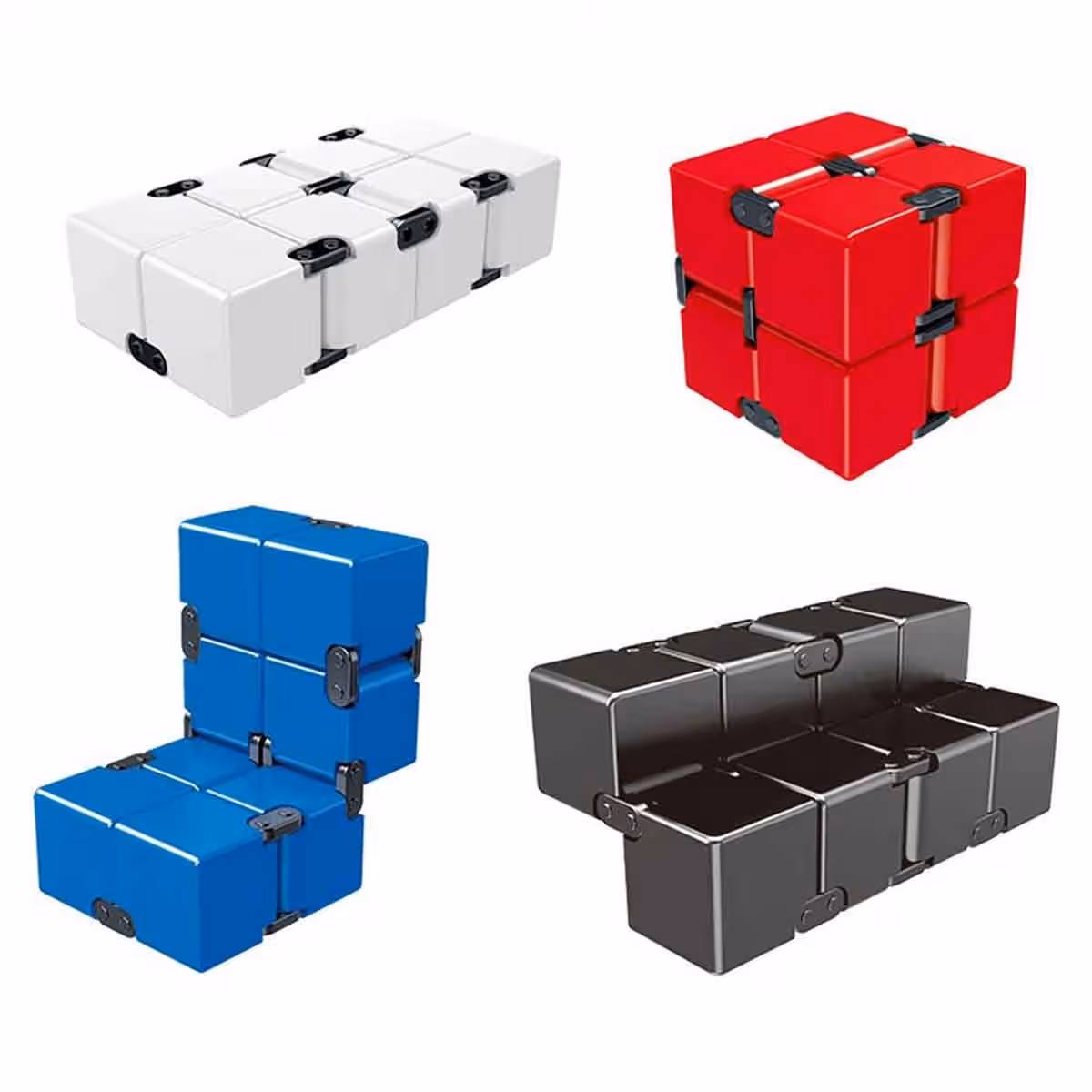 Power Joy Infinity Cube Assorted Sensory Toy Unisex, 3-4 Years