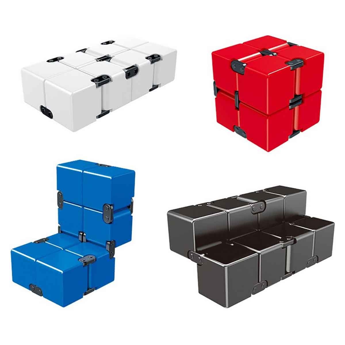 Power Joy Infinity Cube Assorted Sensory Toy Unisex, 3-4 Years