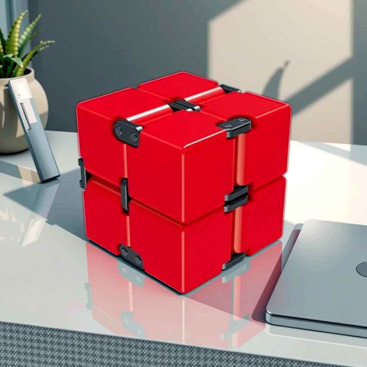Power Joy Infinity Cube Assorted Sensory Toy Unisex, 3-4 Years