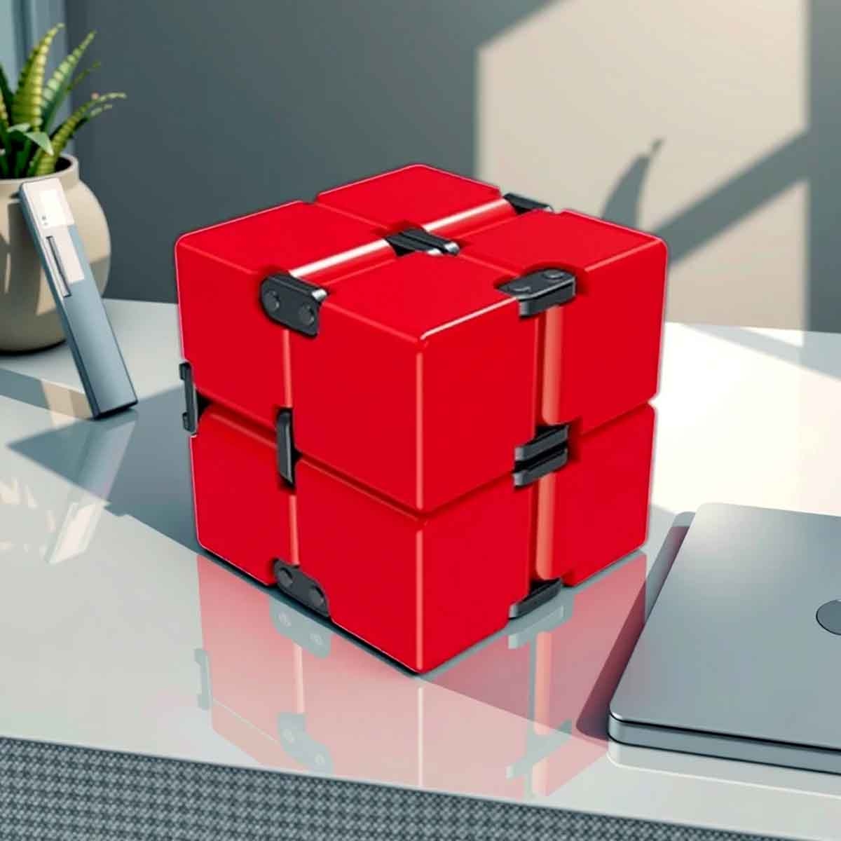 Power Joy Infinity Cube Assorted Sensory Toy Unisex, 3-4 Years