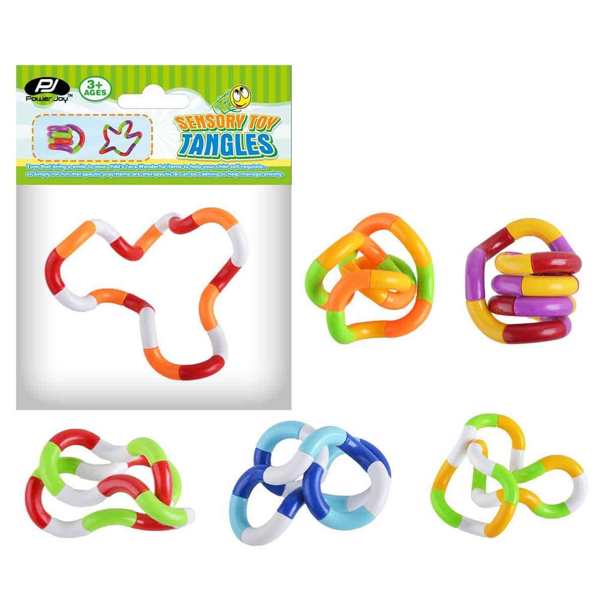 Power Joy Tangles Assorted Sensory Toy Unisex, 3-4 Years