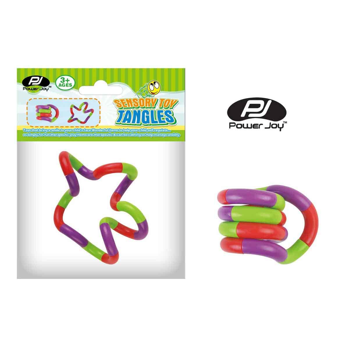 Power Joy Tangles Assorted Sensory Toy Unisex, 3-4 Years
