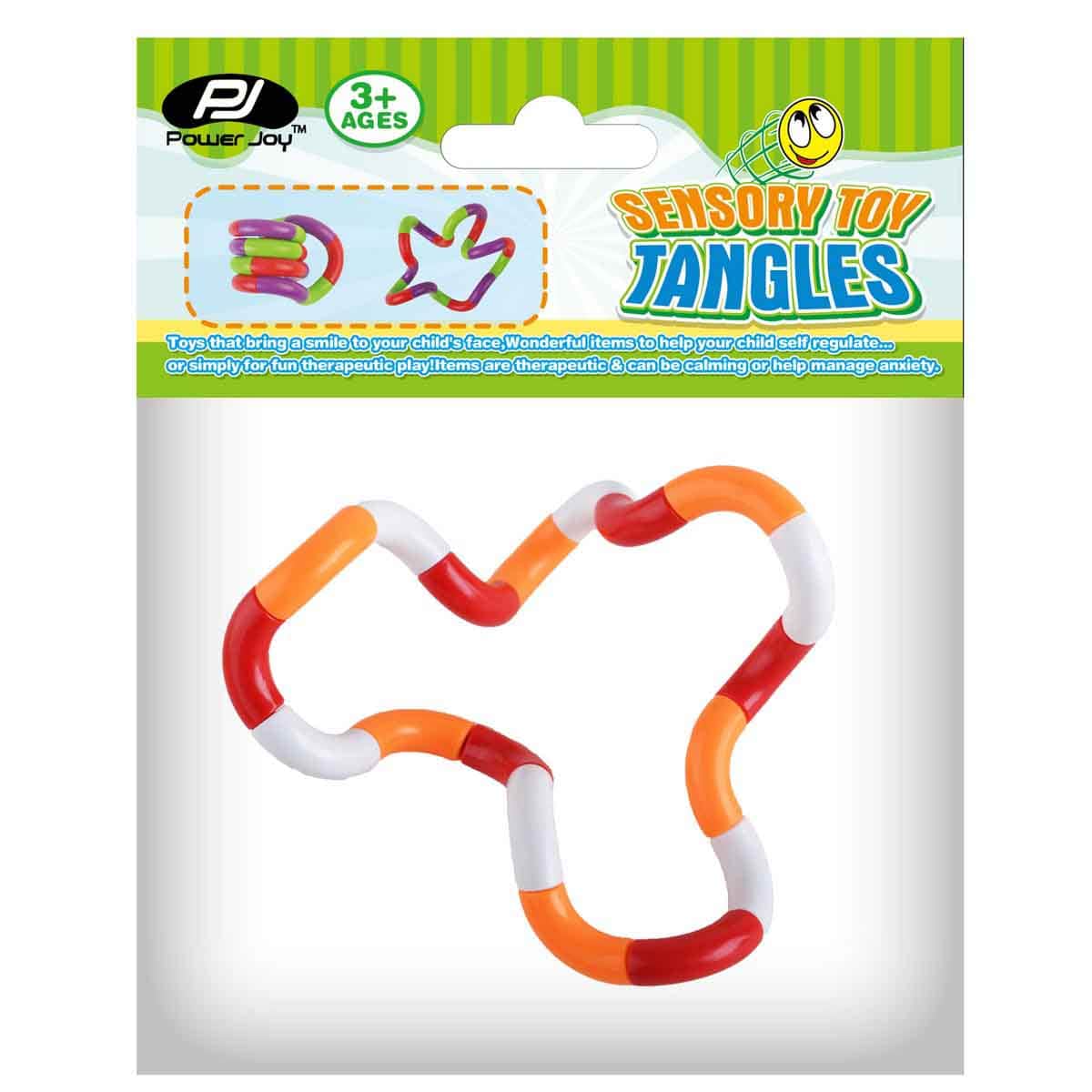 Power Joy Tangles Assorted Sensory Toy Unisex, 3-4 Years