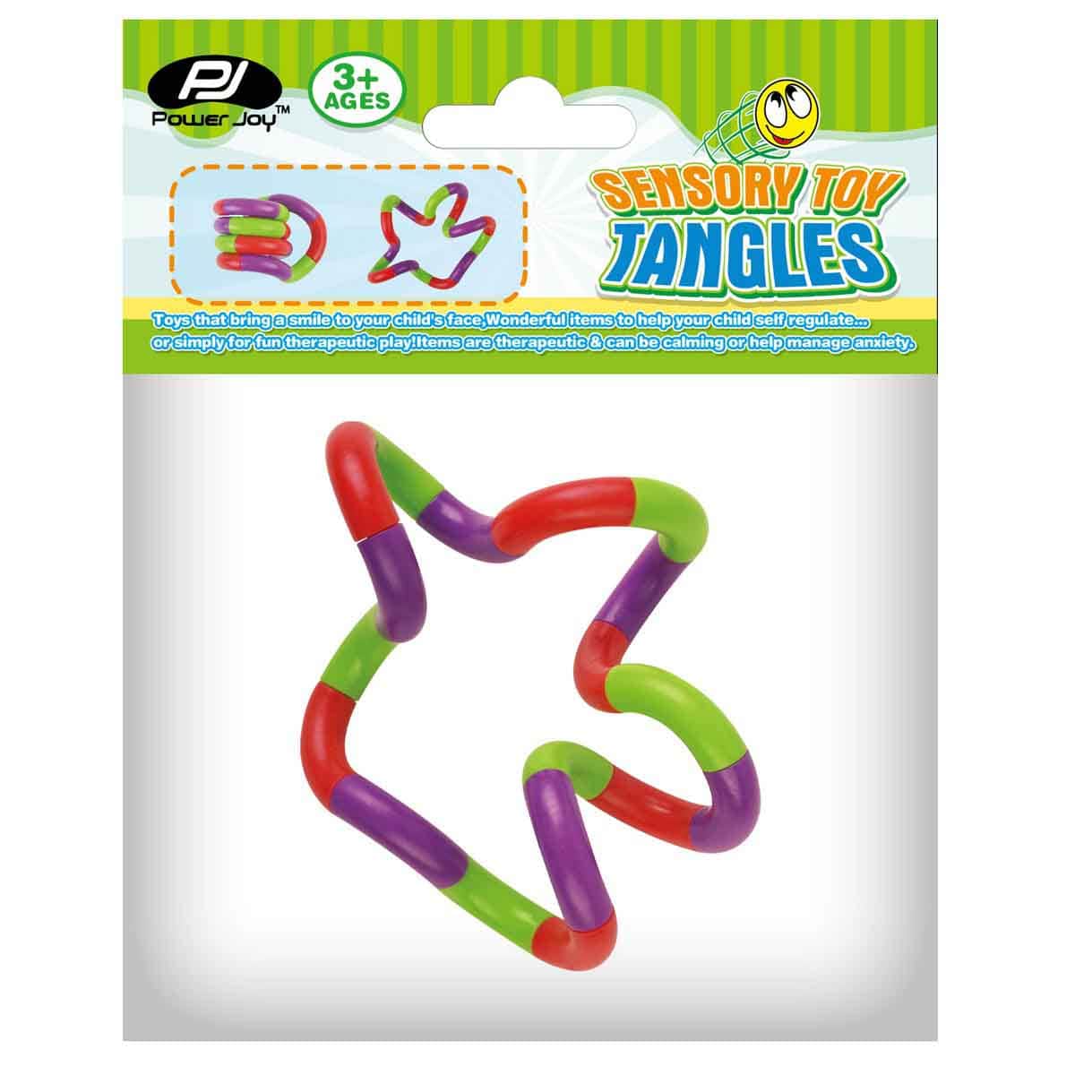 Power Joy Tangles Assorted Sensory Toy Unisex, 3-4 Years