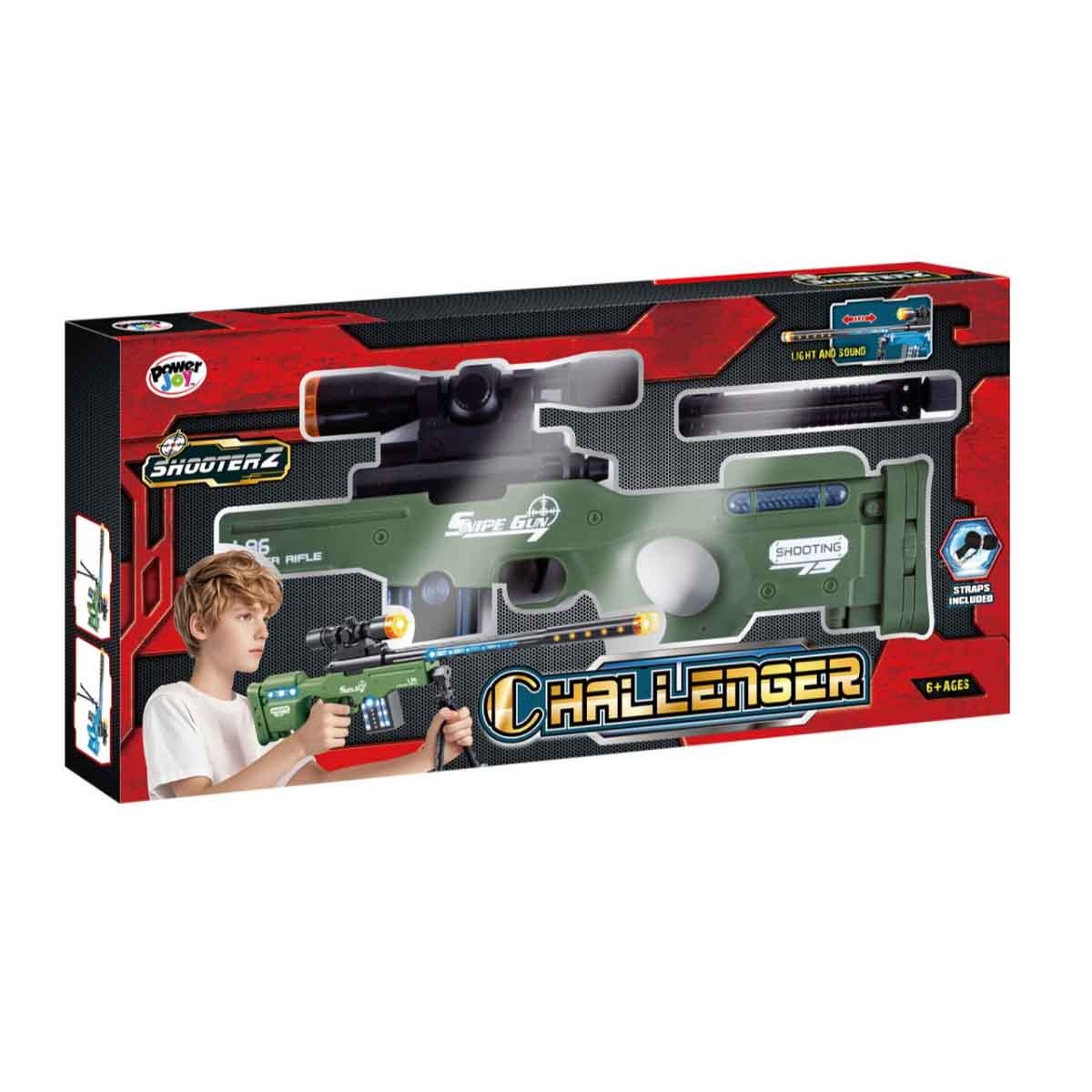 Power Joy Shooterz Challenger Assorted Blaster Boys, 5-7 Years