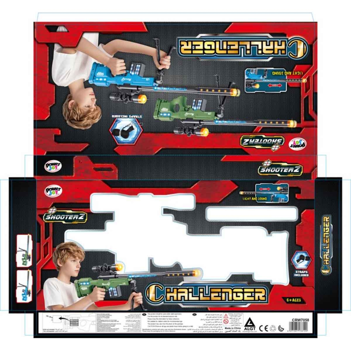 Power Joy Shooterz Challenger Assorted Blaster Boys, 5-7 Years