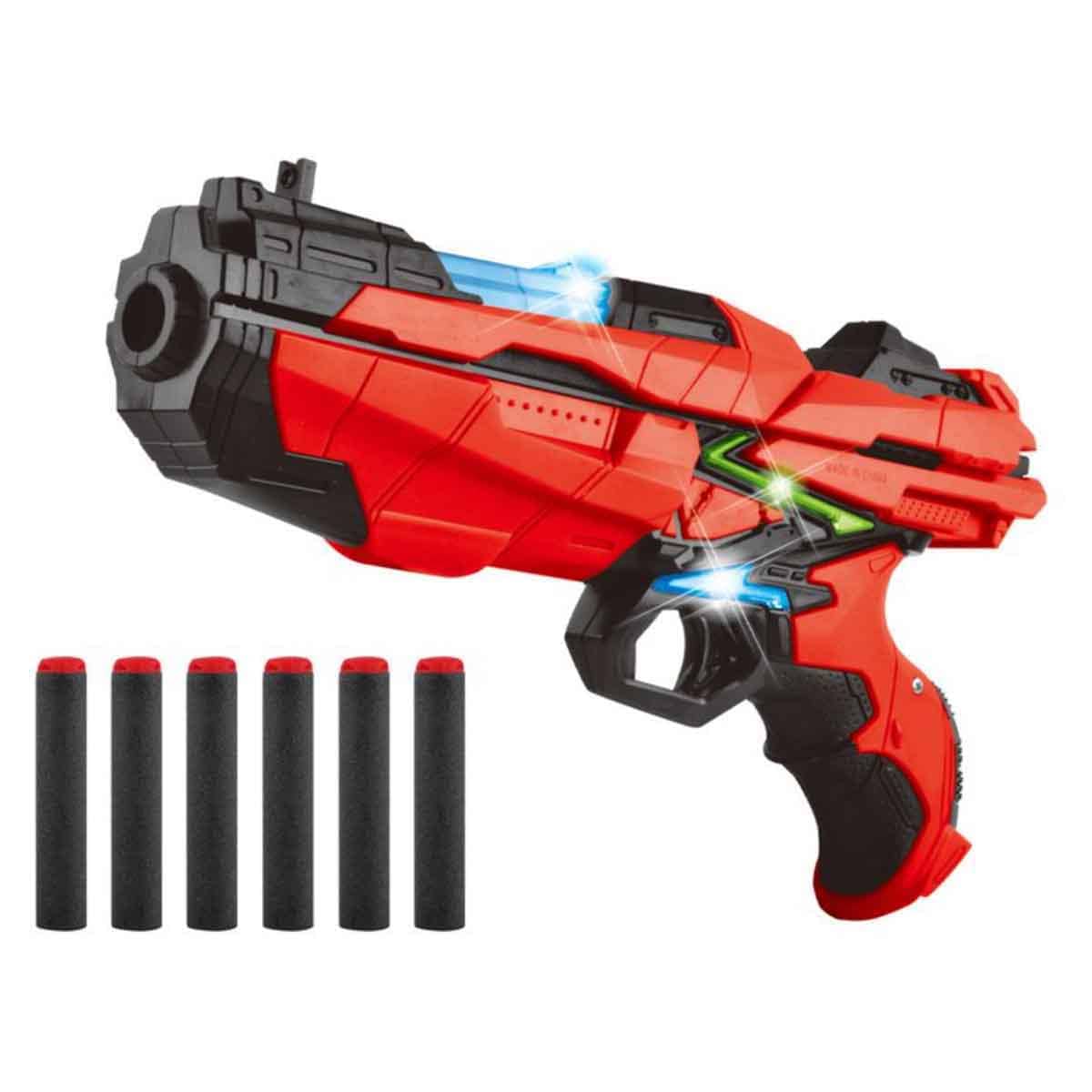 Power Joy Shooterz X Blaster 4 with 6-Pieces Foam Bullets Boys, 5-7 Years