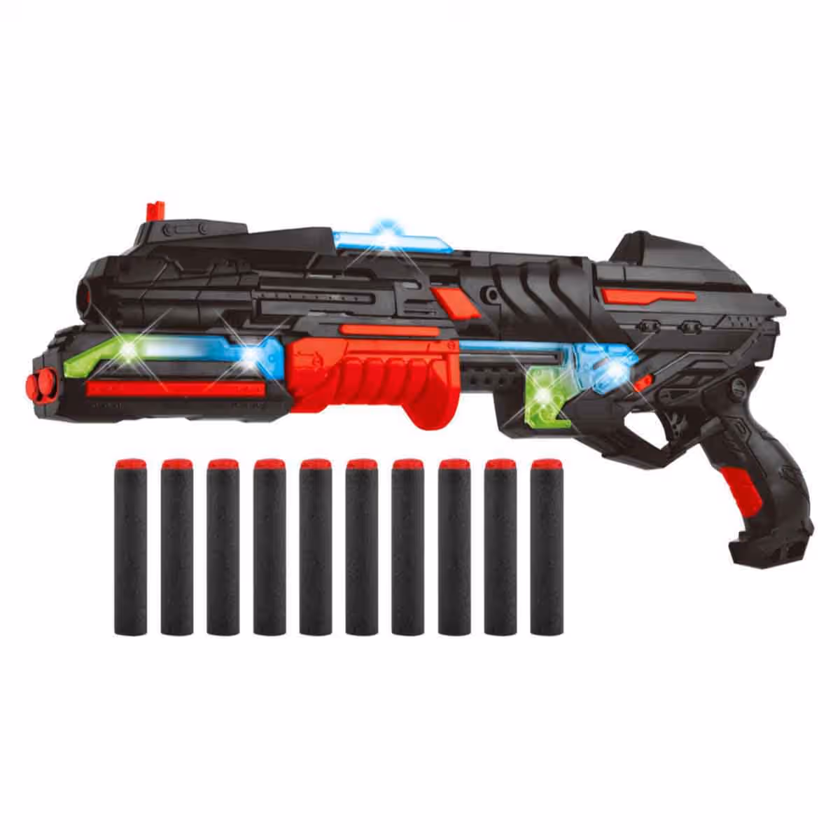 Power Joy ShooterZ X-Blaster 5 Toy Gun with 10 Foam Bullets Boys, 5-7 Years
