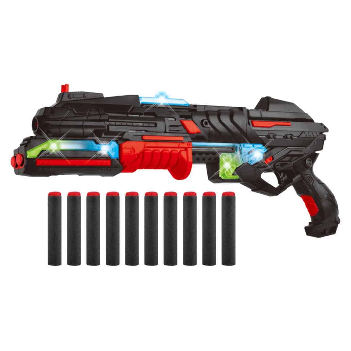 Power Joy ShooterZ X-Blaster 5 Toy Gun with 10 Foam Bullets Boys, 5-7 Years