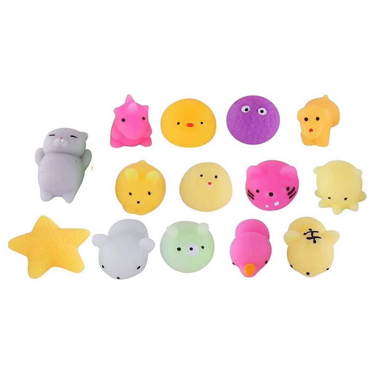 Power Joy Squish Squish Mini 4-in-1 Animal Plushies Unisex, 3-4 Years