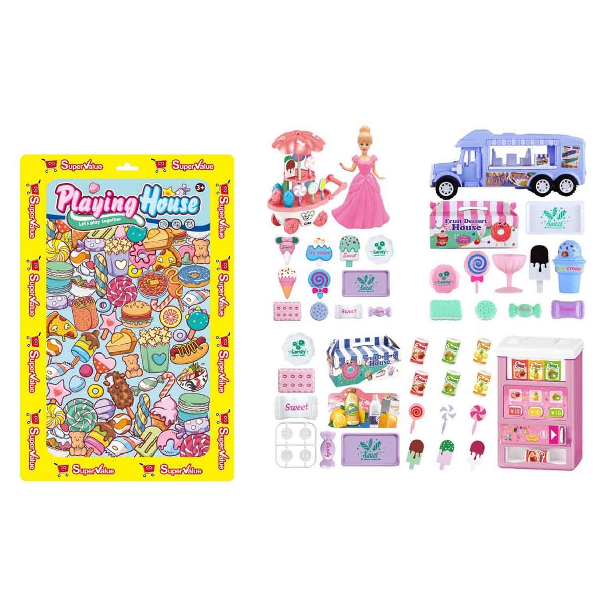 Power Joy Supervalue Assorted Desserts Set Girls, 3-4 Years