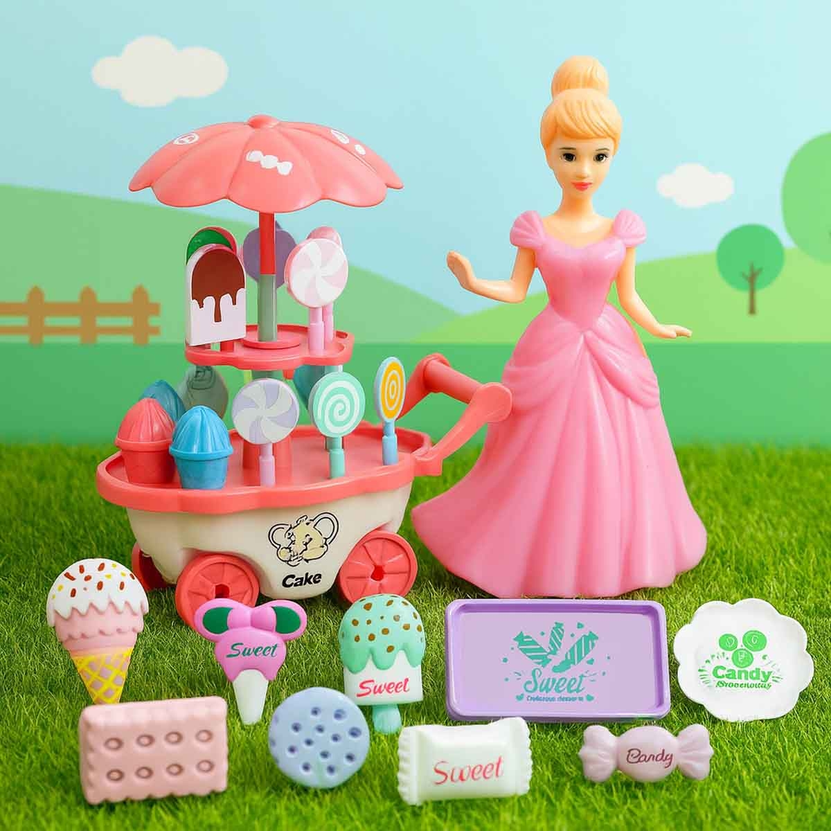 Power Joy Supervalue Assorted Desserts Set Girls, 3-4 Years