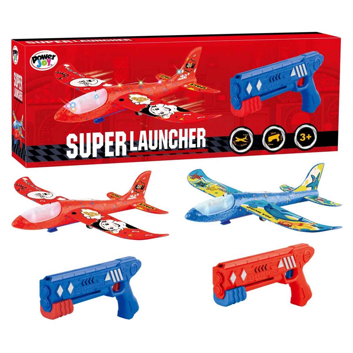 باور جوي فوروم مجموعة إطلاق المركبات سوبر لونشر للجنسين، عمر 3-4 سنوات