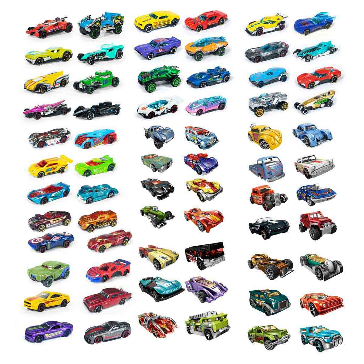 باور جوي فـروم فـروم مجموعة سيارات معدنية فايبر ويلز 5 في 1 متنوعة للجنسين، عمر 3-4 سنوات