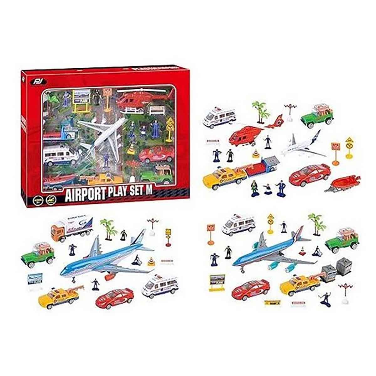Power Joy Vroom Vroom Assorted Airport Playset Boys, 3-4 Years