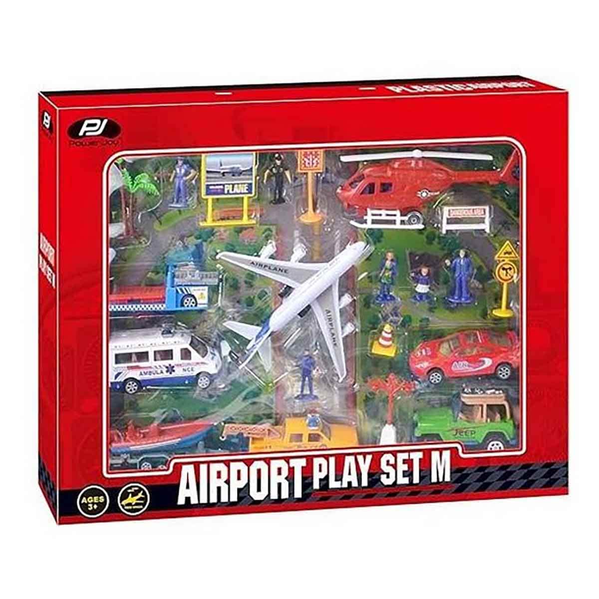 Power Joy Vroom Vroom Assorted Airport Playset Boys, 3-4 Years