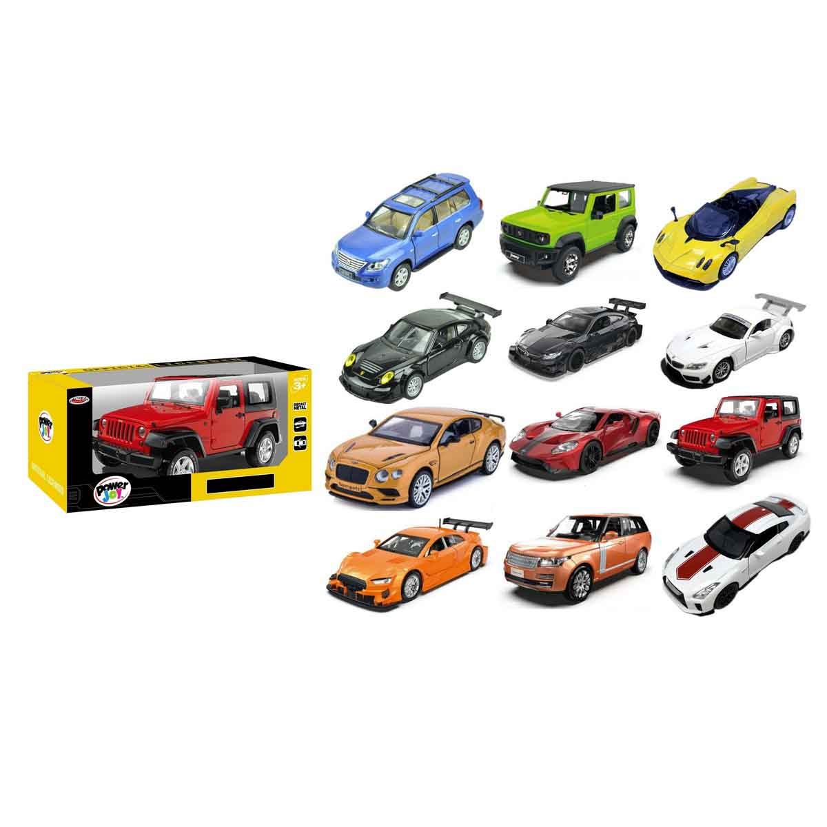 Power Joy Vroom Vroom Assorted Diecast Car Boys, 3-4 Years