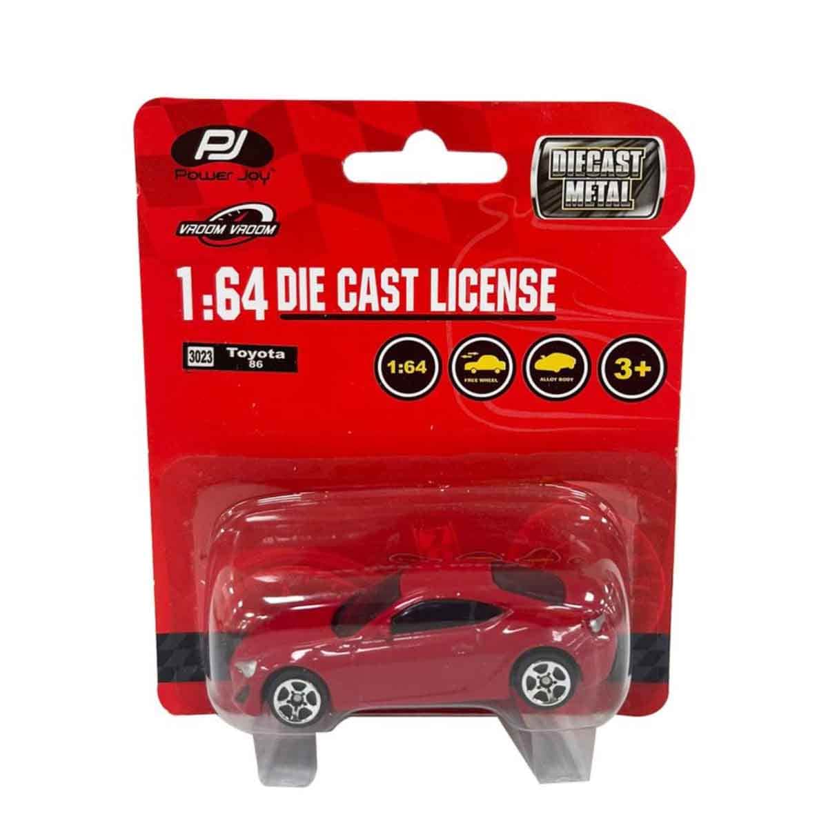 Power Joy Vroom Vroom 1:64 Diecast Licensed Assorted Vehicle Unisex, 3-4 Years