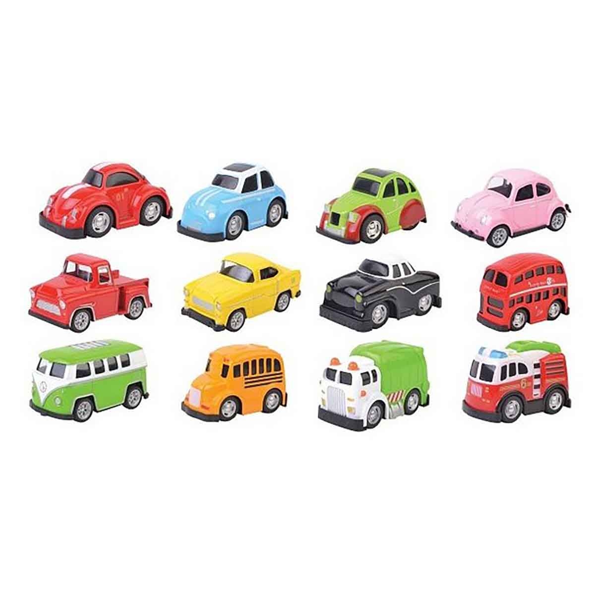 باور جوي فـروم فـروم سيارات معدنية فَنكي متنوعة للأولاد، عمر 3-4 سنوات