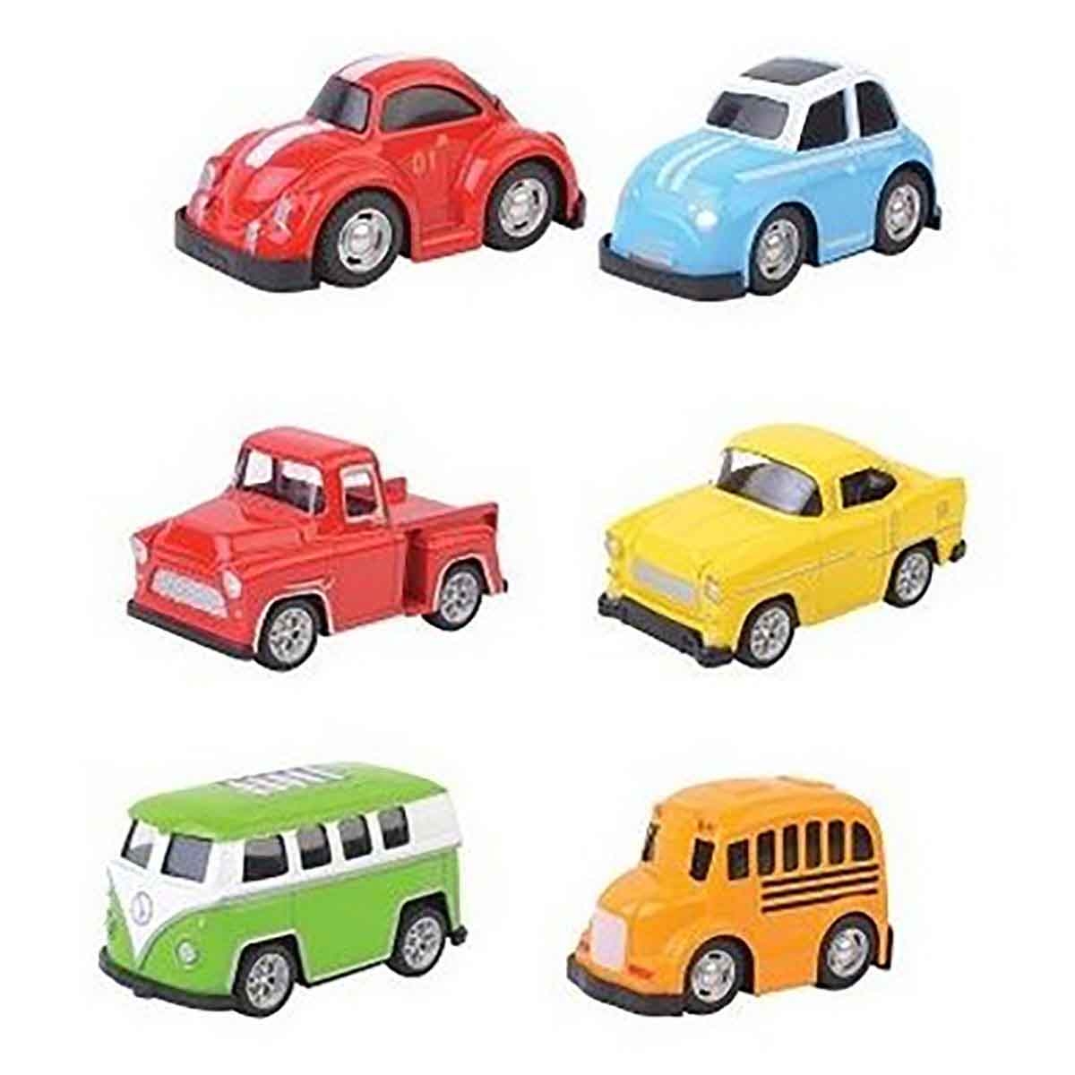 باور جوي فـروم فـروم سيارات معدنية فَنكي متنوعة للأولاد، عمر 3-4 سنوات