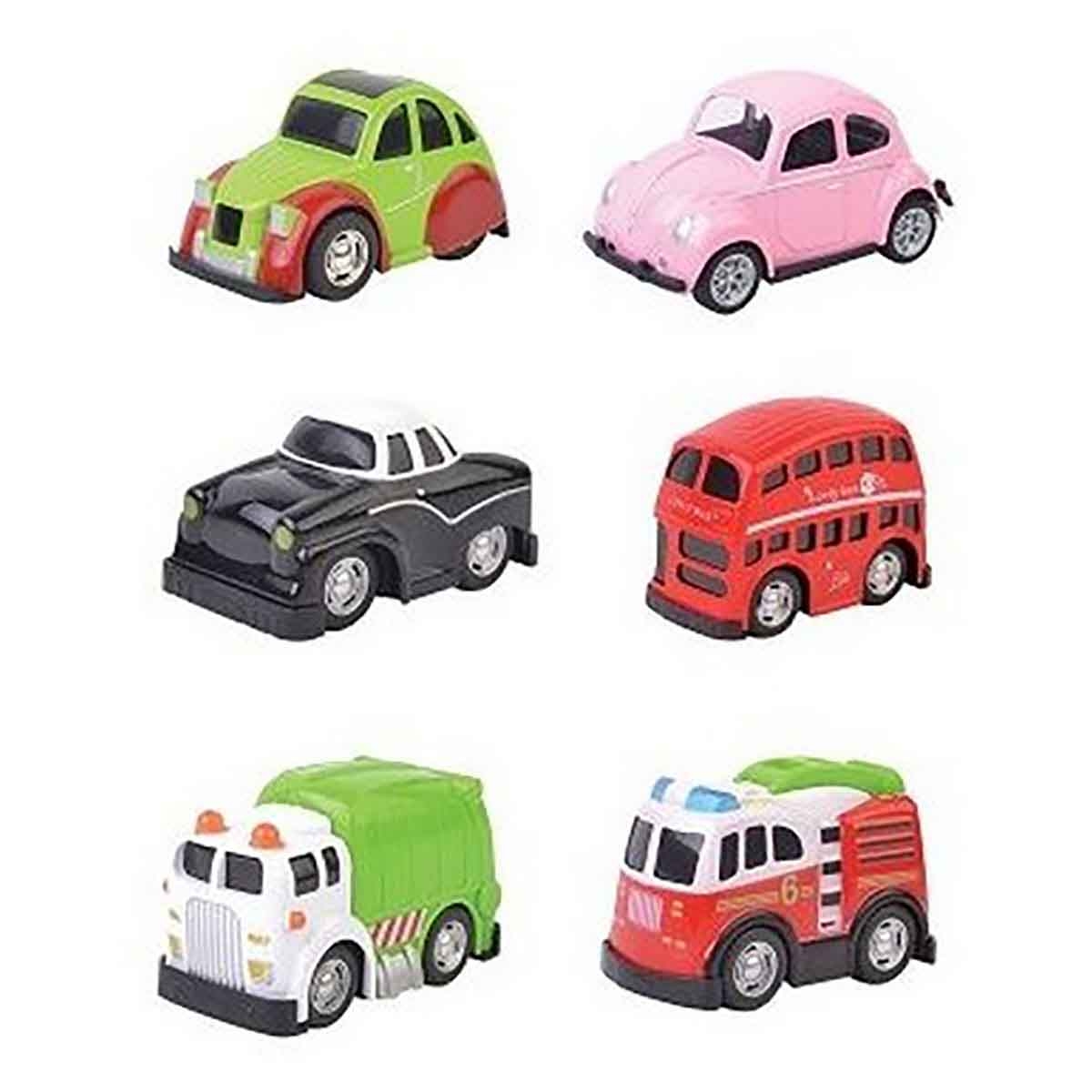 باور جوي فـروم فـروم سيارات معدنية فَنكي متنوعة للأولاد، عمر 3-4 سنوات