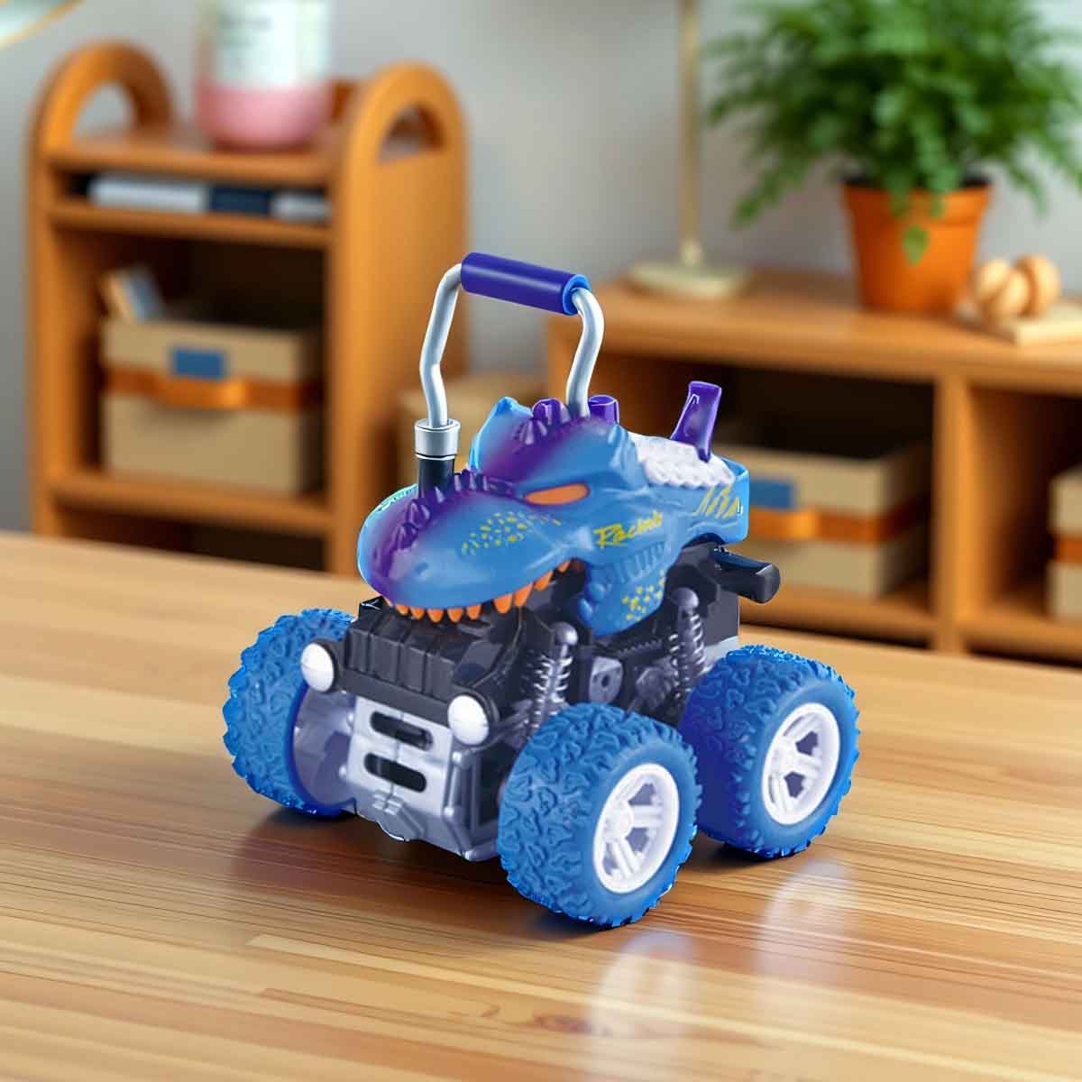 باور جوي فـروم فـروم شاحنات وحوش سحب خلفي متنوعة للأولاد، عمر 3-4 سنوات