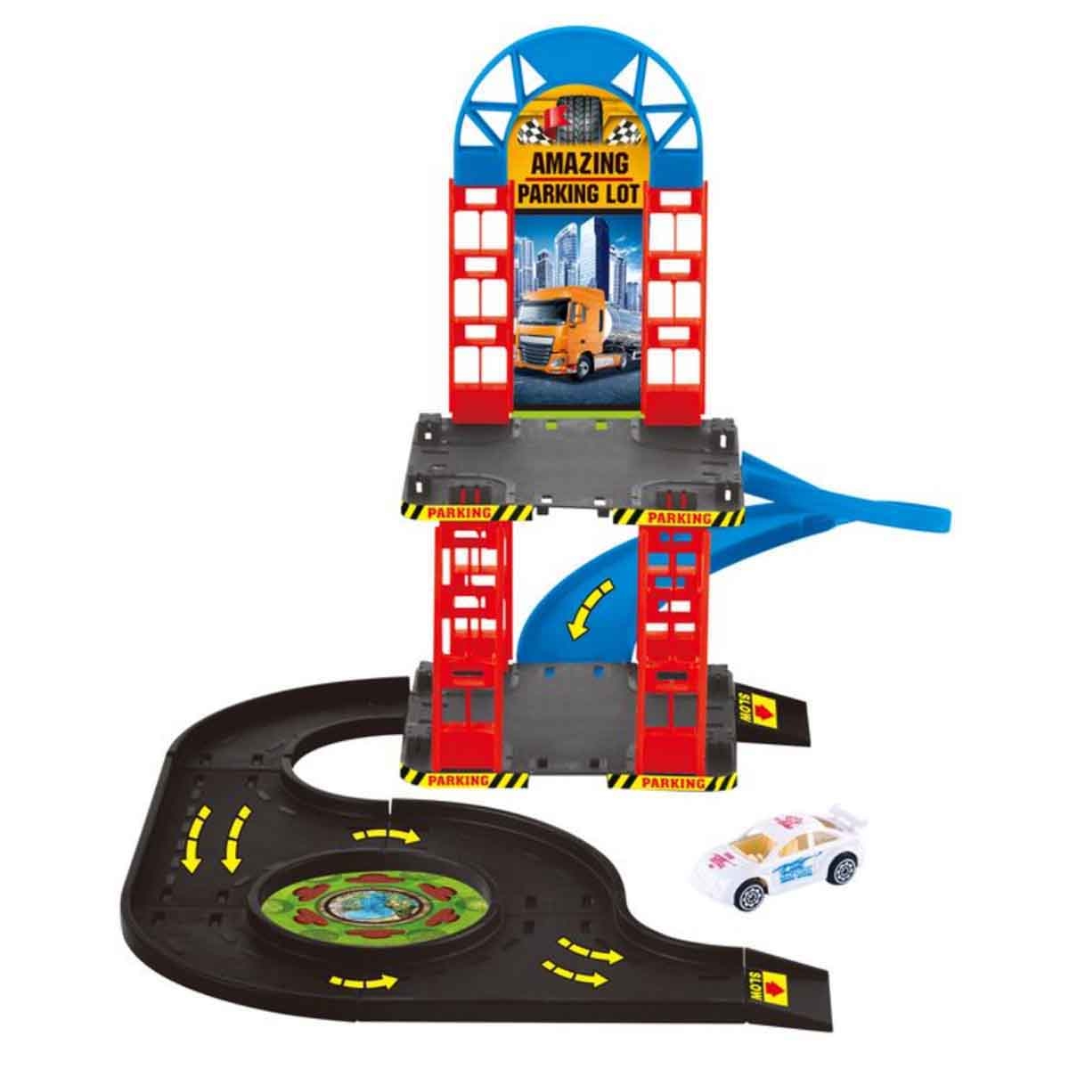 باور جوي فْروم فْروم طقم موقف سيارات مع سيارات للجنسين، 3-4 سنوات