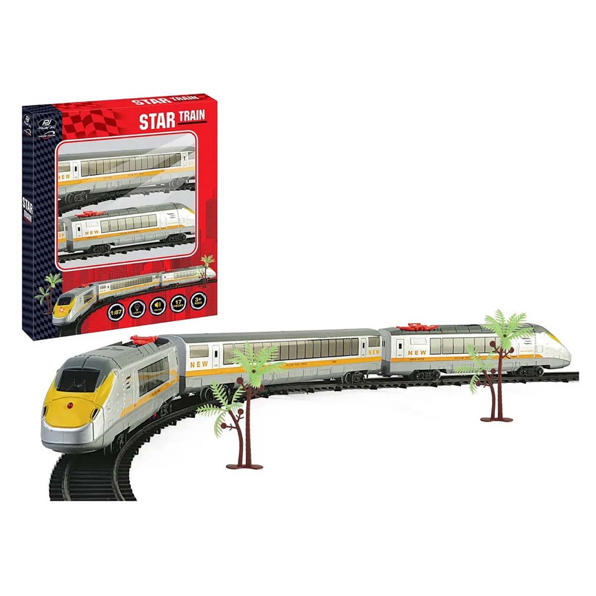 Power Joy Vroom Vroom Star Metro Train Set Boys, 3-4 Years