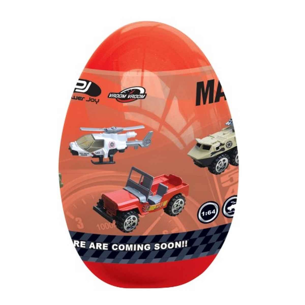 Power Joy VroomVroom Diecast Assorted Magic Egg Surprise Boys, 3-4 Years