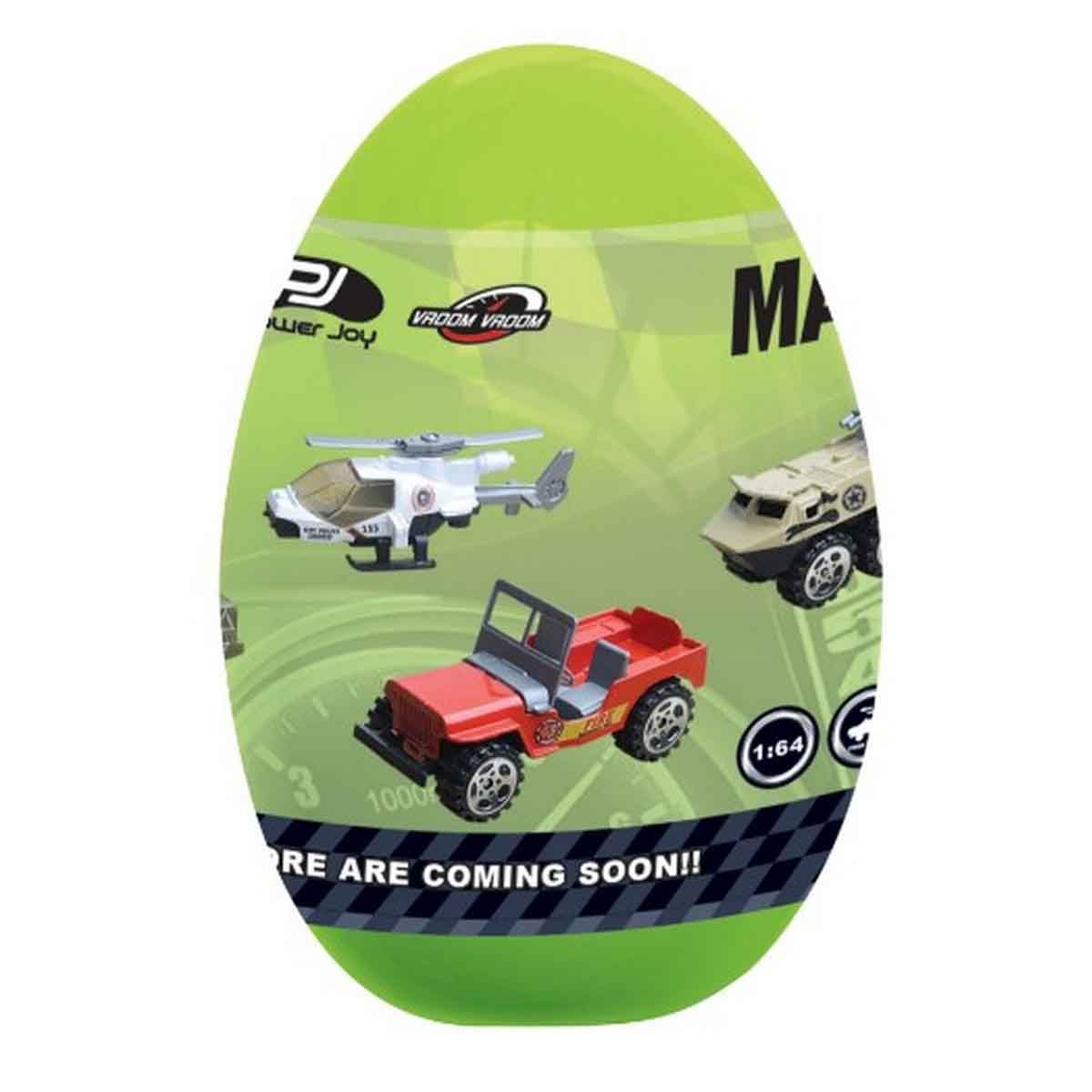 Power Joy VroomVroom Diecast Assorted Magic Egg Surprise Boys, 3-4 Years