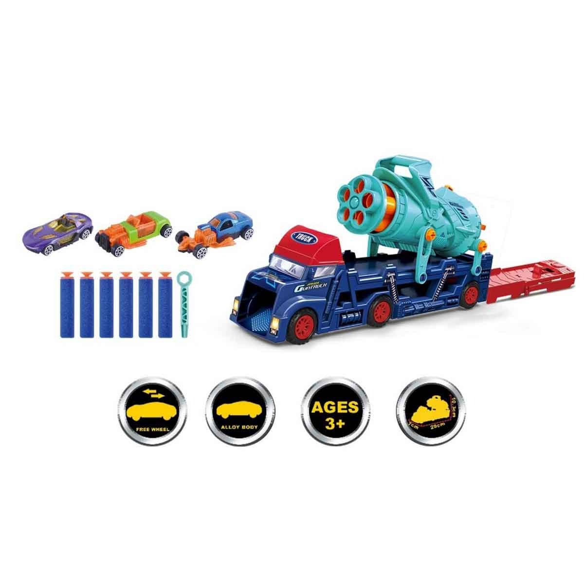 Power Joy Vroom Vroom Diecast Shooter Toy Boys, 3-4 Years