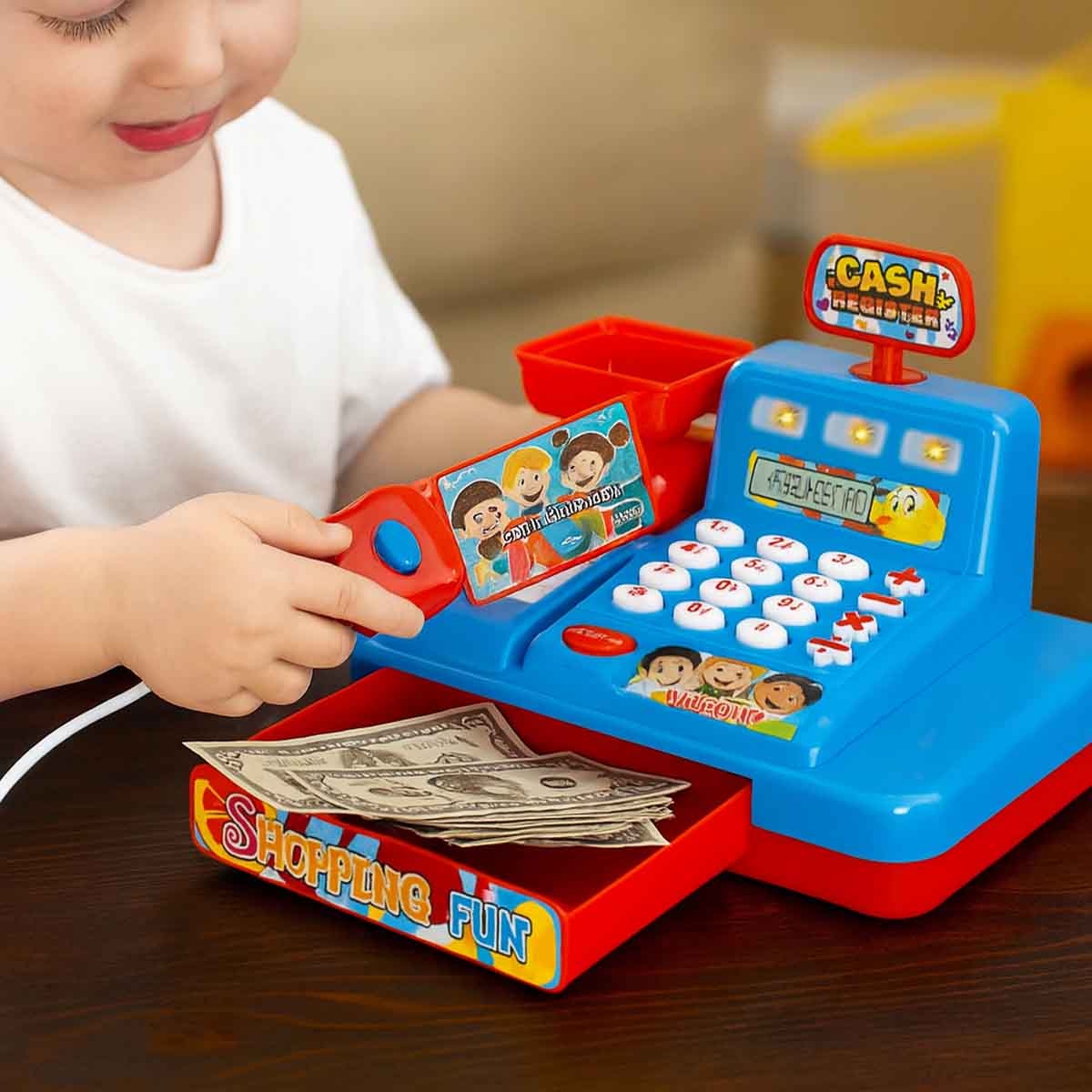 Power Joy Yum Yum Assorted Cash Register Unisex, 3-4 Years
