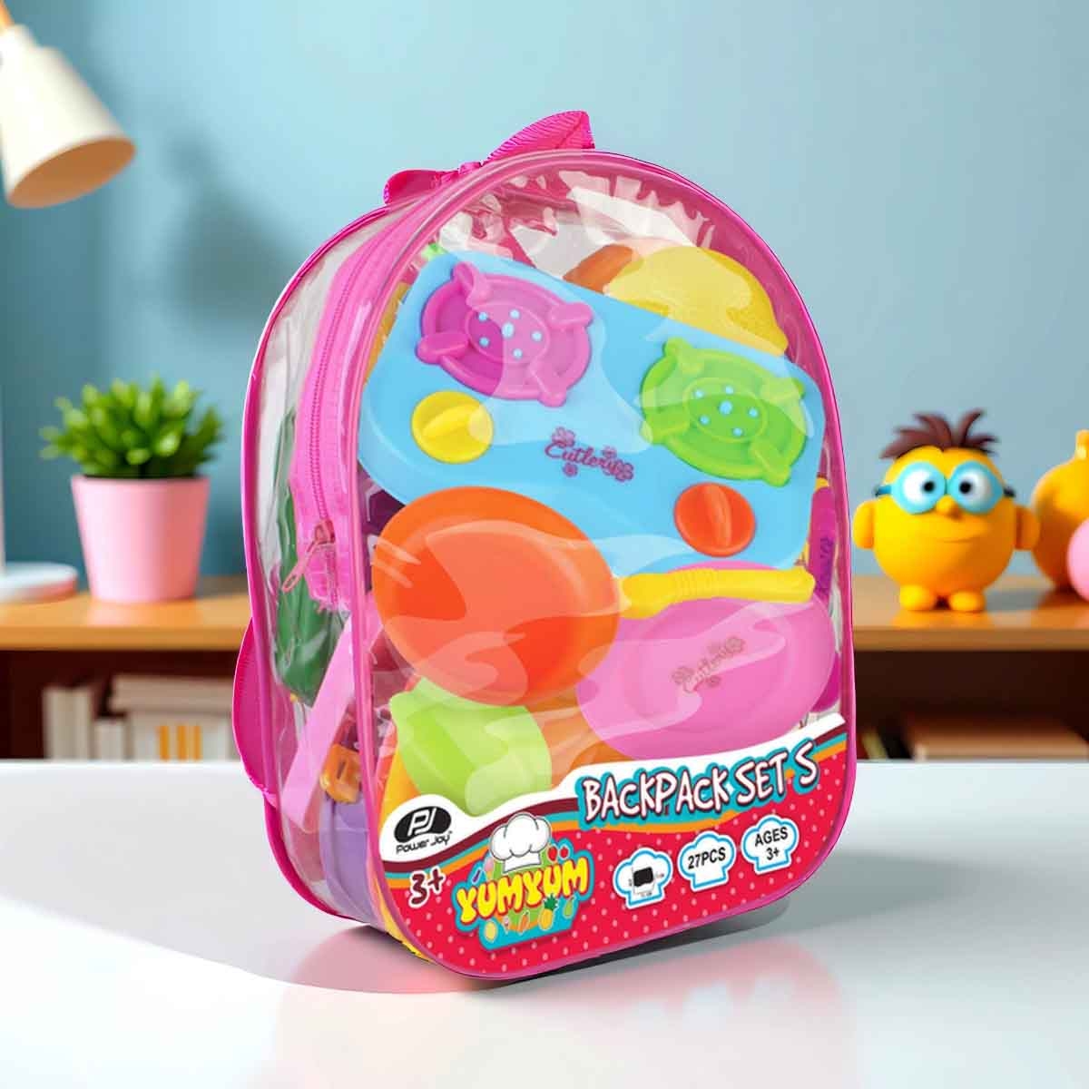 Power Joy YumYum Backpack Set Unisex, 3-4 Years