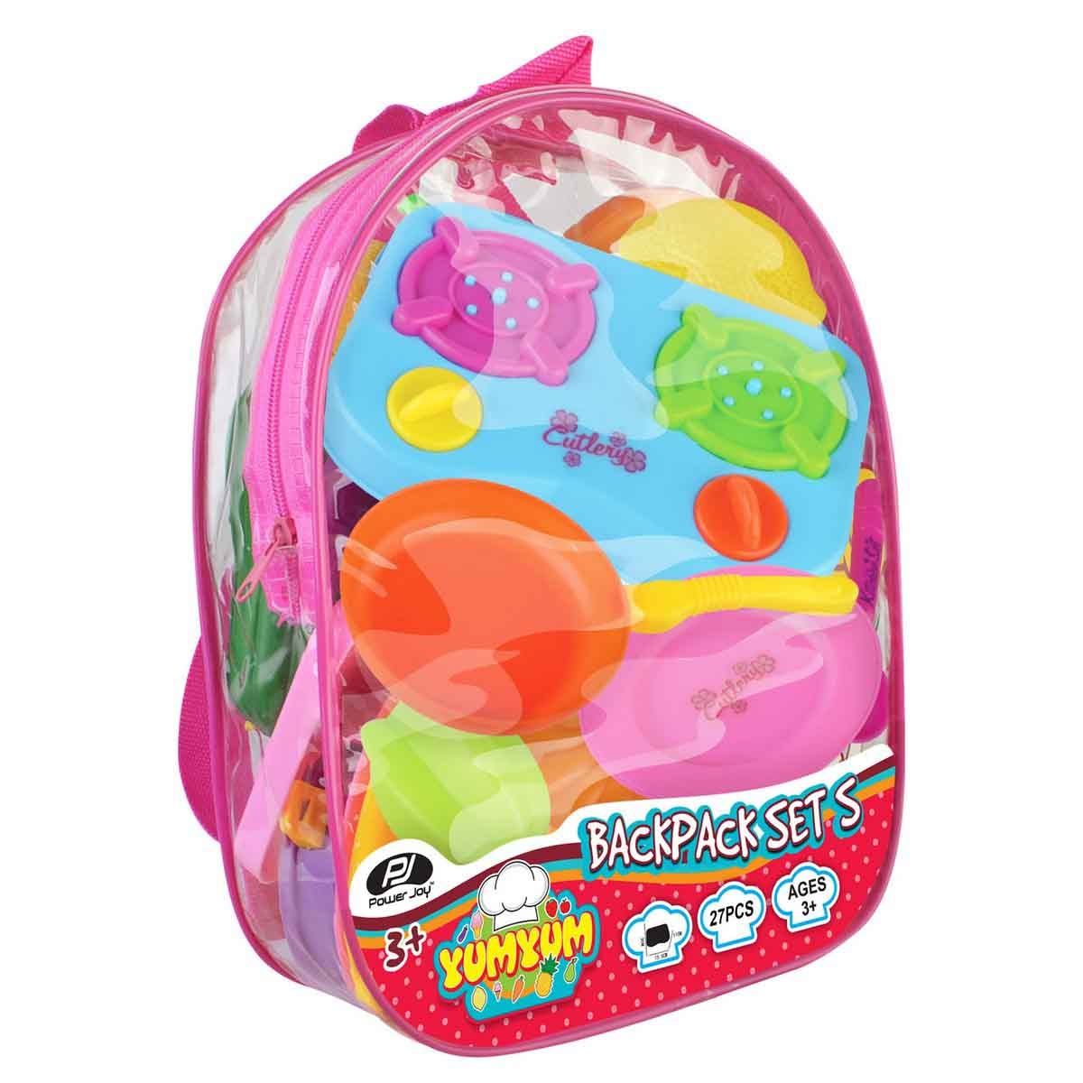 Power Joy YumYum Backpack Set Unisex, 3-4 Years