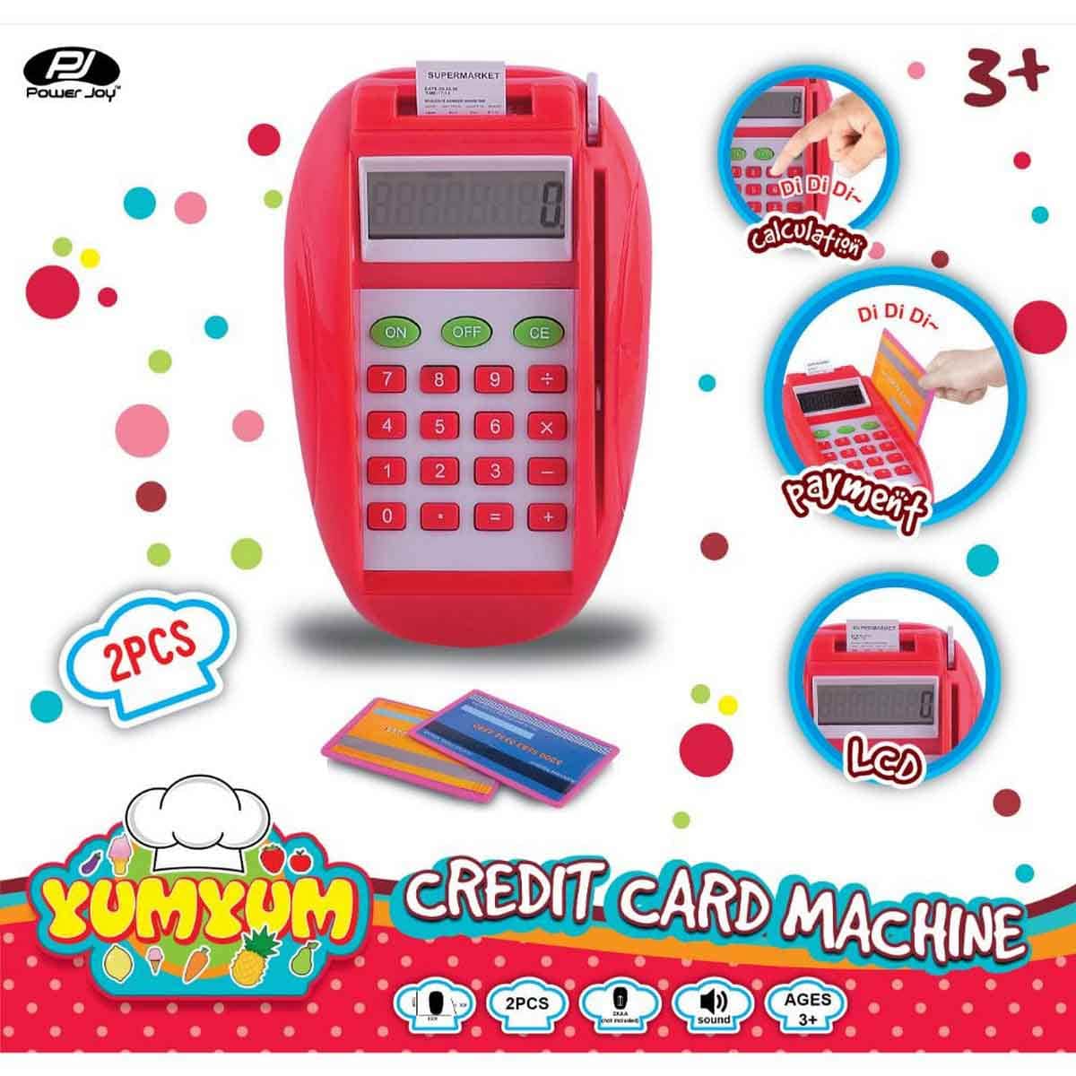 Power Joy Yumyum Credit Card Machine Unisex, 3-4 Years