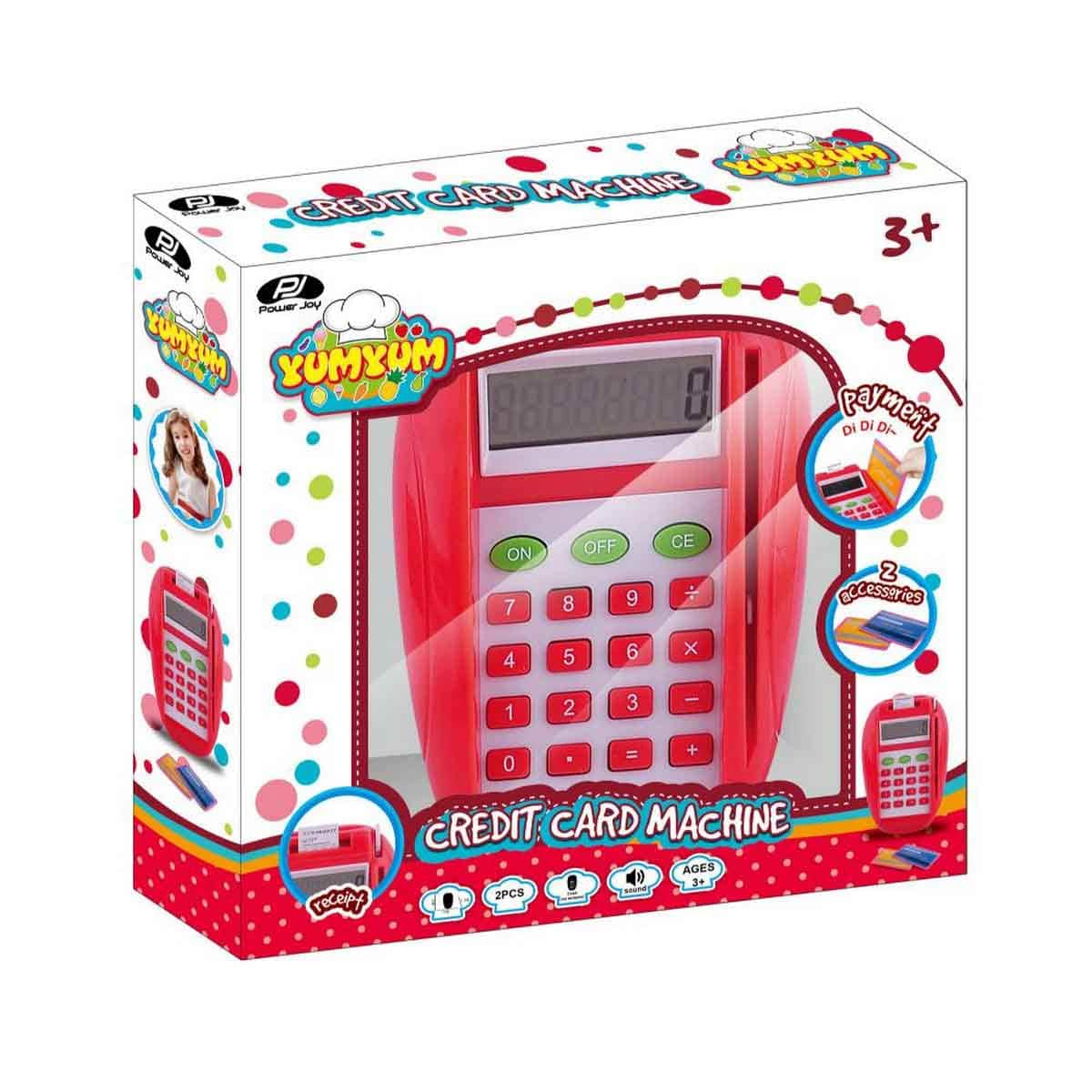 Power Joy Yumyum Credit Card Machine Unisex, 3-4 Years