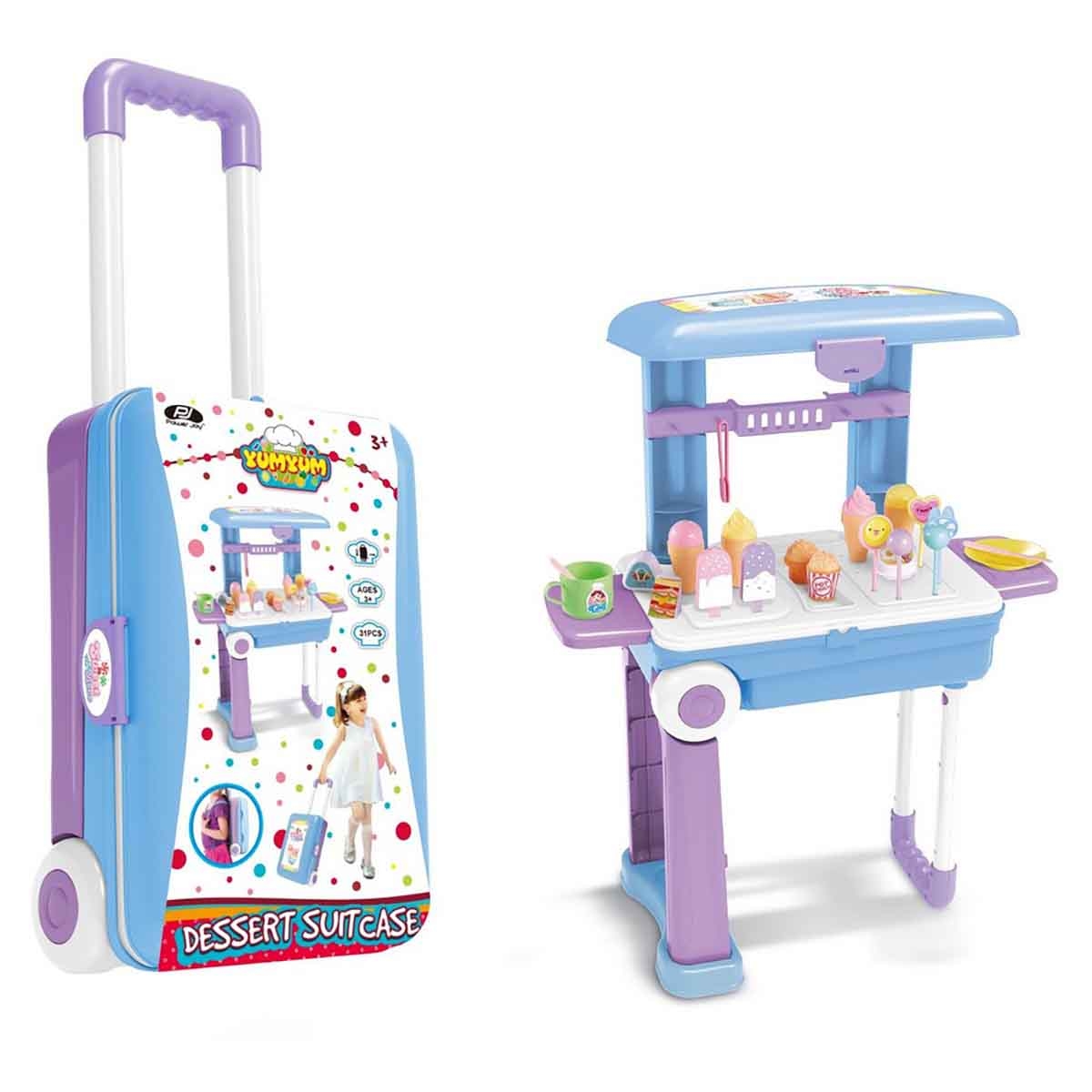 Power Joy Yumyum Dessert Suitcase Unisex, 3-4 Years